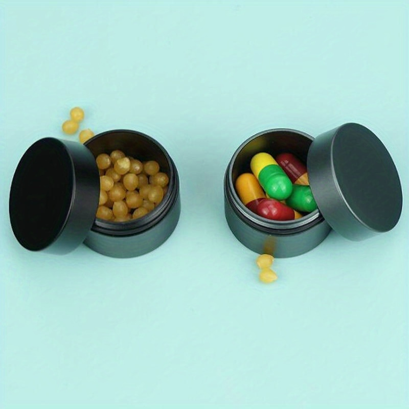 Edc Pill Carry - 1 buah Kit Aluminium Mini Kreatif