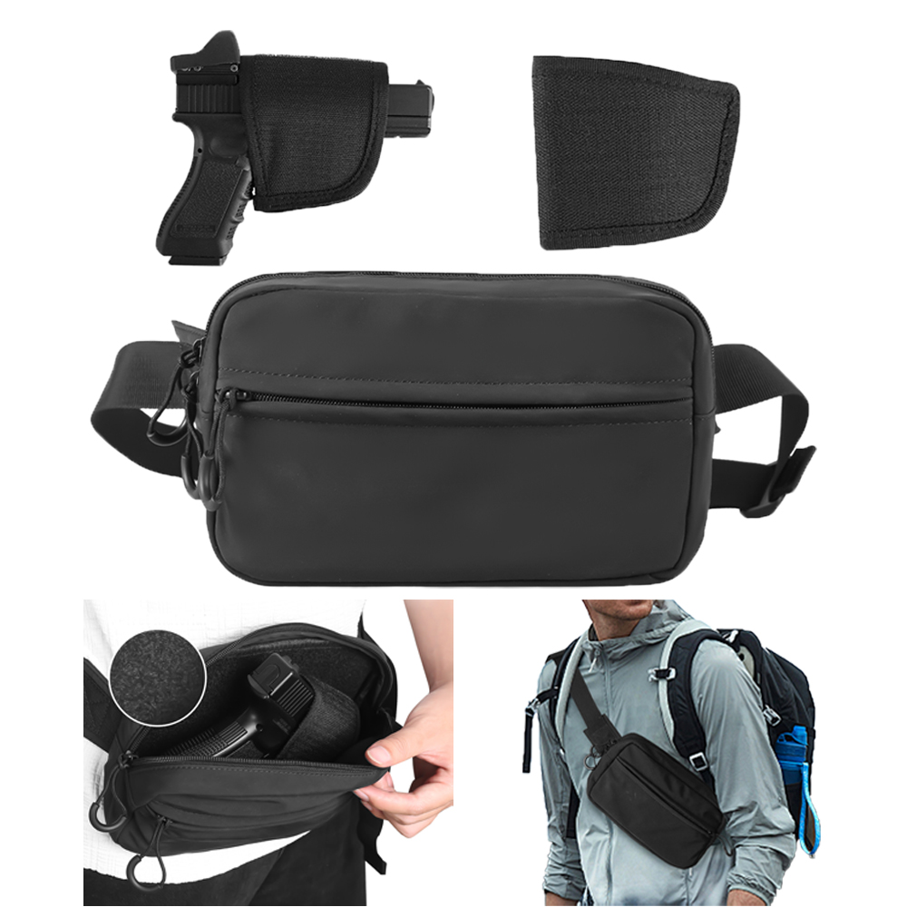 Edc Concealed Carry Fanny Pack - Tas Selempang Taktis Tas Pinggang Pistol