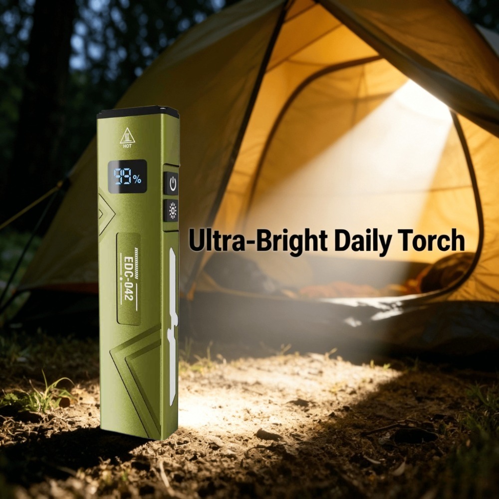 Edc Carry Pen - Senter EDC Lampu UV Isi Ulang
