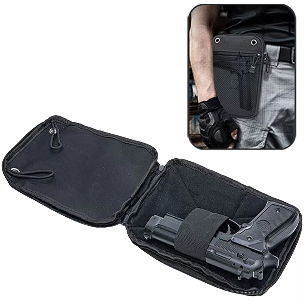 Edc Concealed Carry Fanny Pack - Kantong Holster Senjata Tersembunyi Taktis Molle