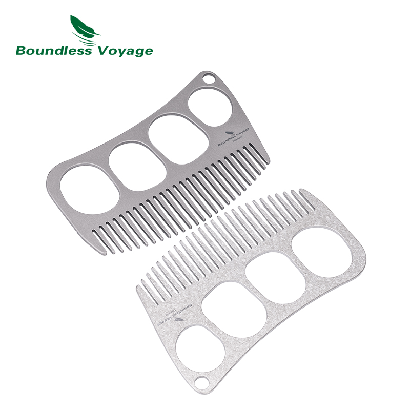 Comb Pocket Titanium - Sisir Tanpa Gagang Titanium Boundless Voyage