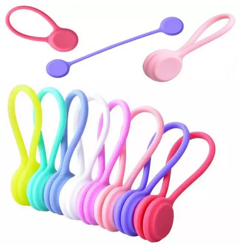 Gear Tie Reusable - Pengikat Kabel Magnetik Silikon Pengikat Pengatur