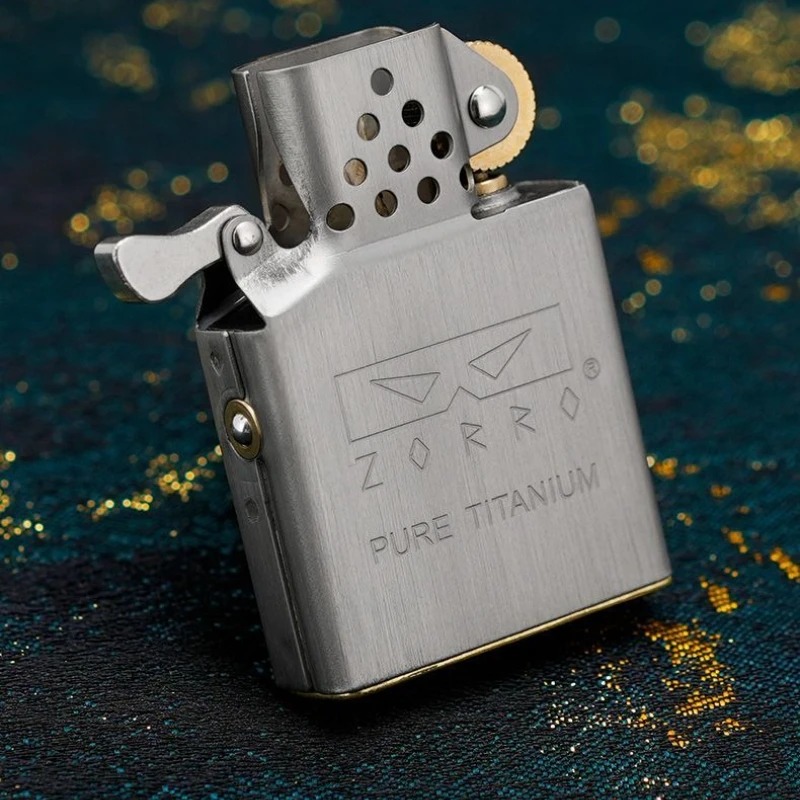 Lighter Insert Zippo - ZORRO Gerakan Pemantik Titanium Murni Generasi