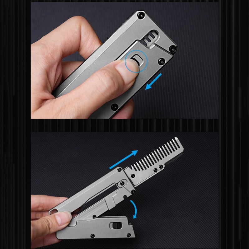 Sisir lipat paduan Titanium, S - Comb Pocket Titanium ulasan dan harga