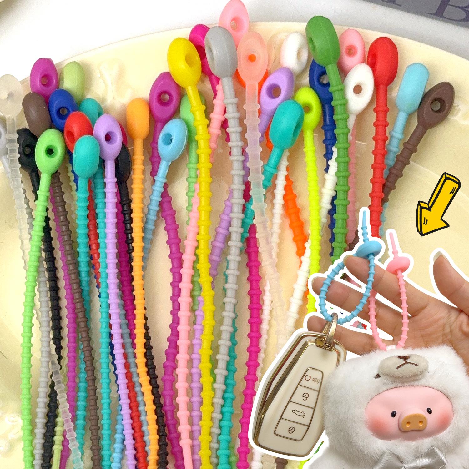 200 Buah/Lot Tas Silikon Dapat - Gear Tie Reusable ulasan dan harga