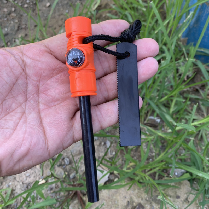 Alat Pemantik Multifungsi Magn - Ferro Rod Striker ulasan dan harga