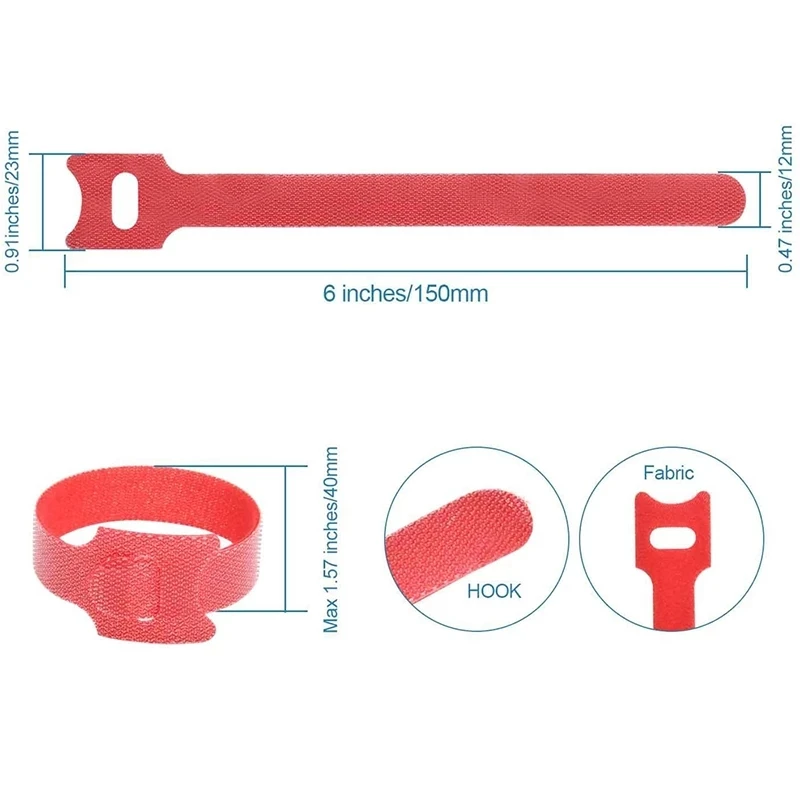 10-50 Buah Tali Pengikat Kabel - Gear Tie Reusable ulasan dan harga