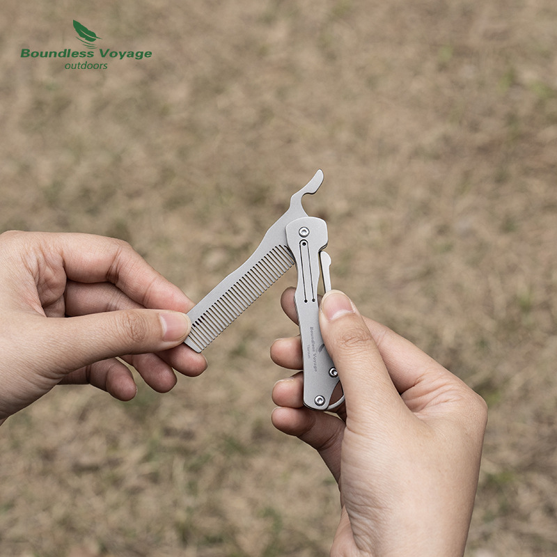 Sisir Lipat Titanium Murni, Si - Comb Pocket Titanium ulasan dan harga