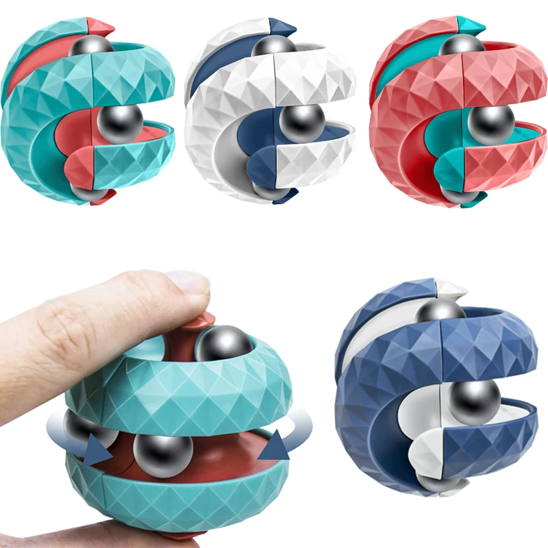Mainan Fidget Kubus Bola Orbit - Fidget Spinner Bearing ulasan dan harga