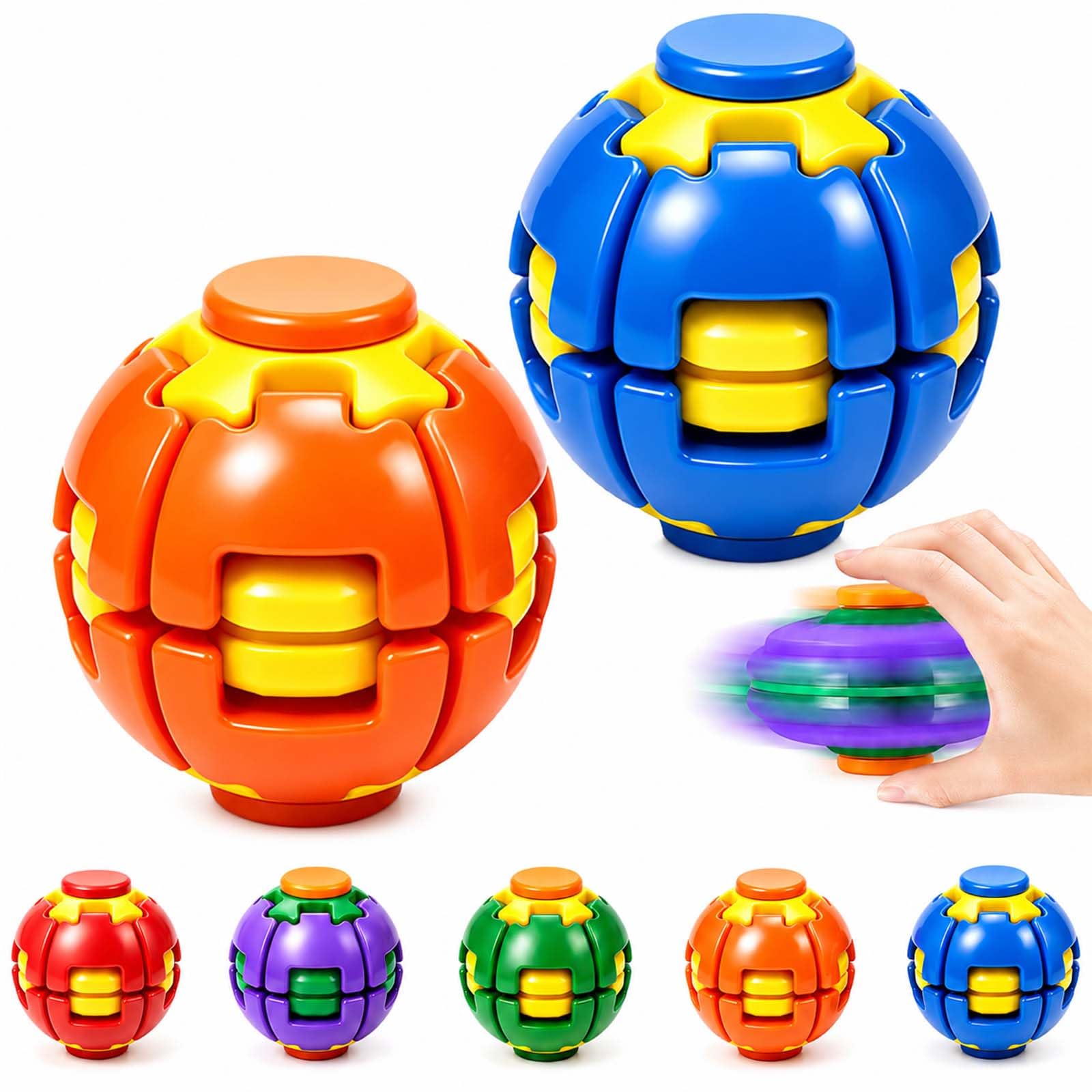 Mainan Kubus Bola Ajaib Fidget - Fidget Spinner Bearing ulasan dan harga