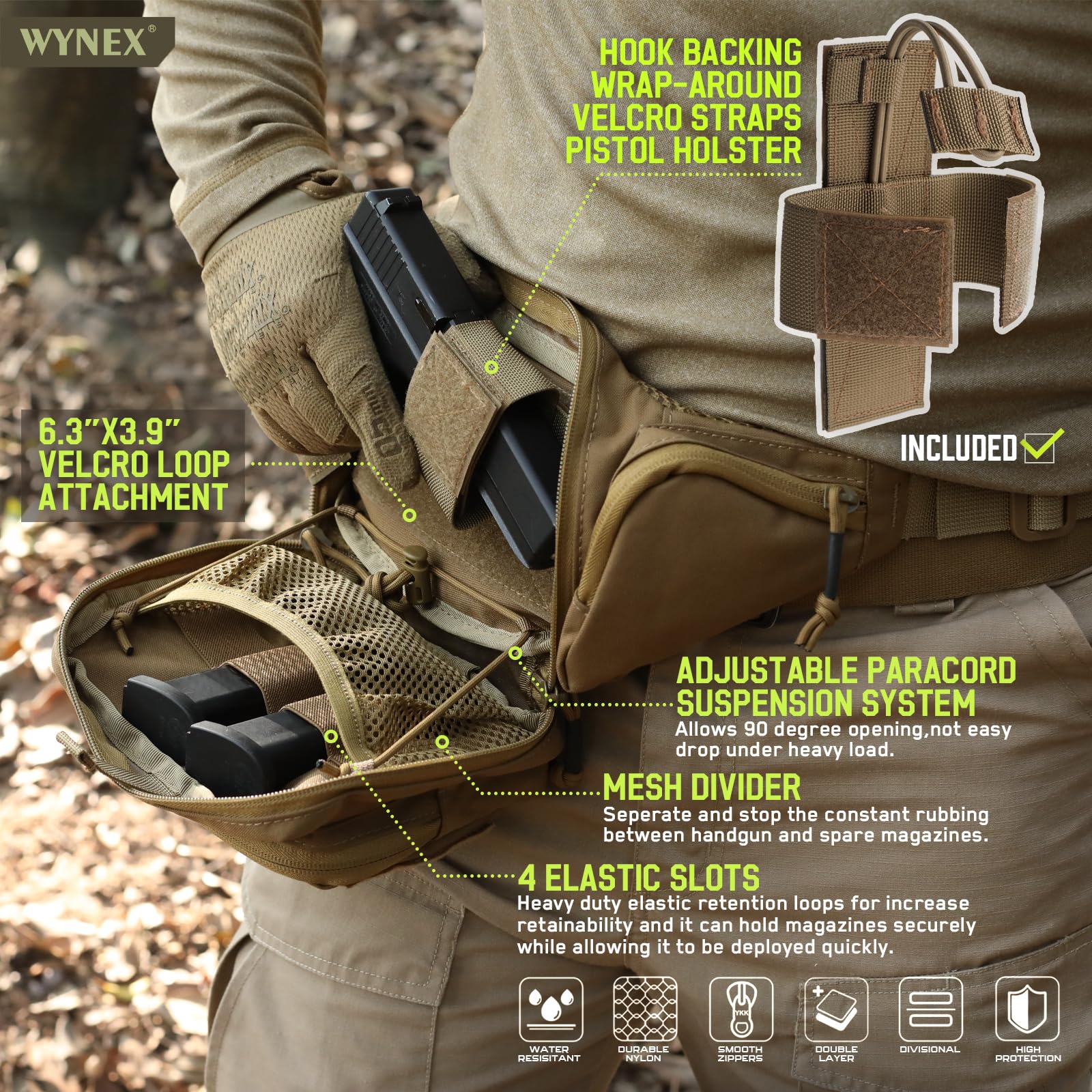 Tas Pinggang Taktis untuk Meny - Edc Concealed Carry Fanny Pack ulasan dan harga
