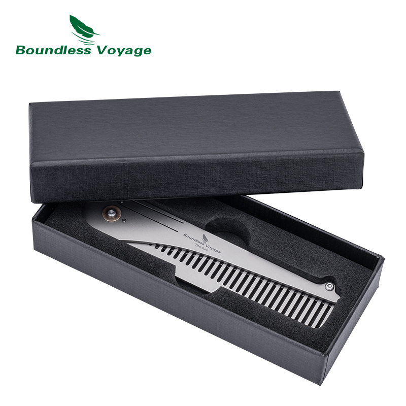 Sisir Lipat Titanium Voyage Ta - Comb Pocket Titanium ulasan dan harga