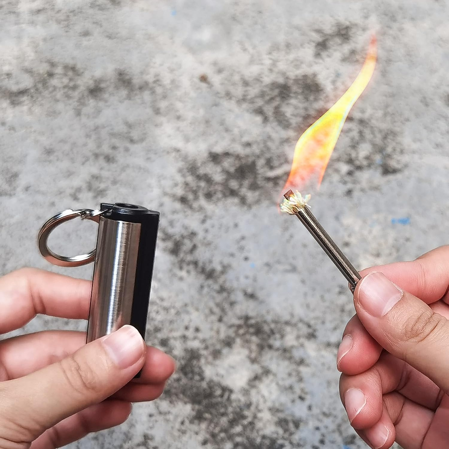 1-5 Pak Set Batu Api Magnesium - Ferro Rod Striker ulasan dan harga