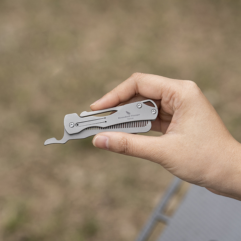 Sisir Titanium Lipat Voyage Ta - Comb Pocket Titanium ulasan dan harga