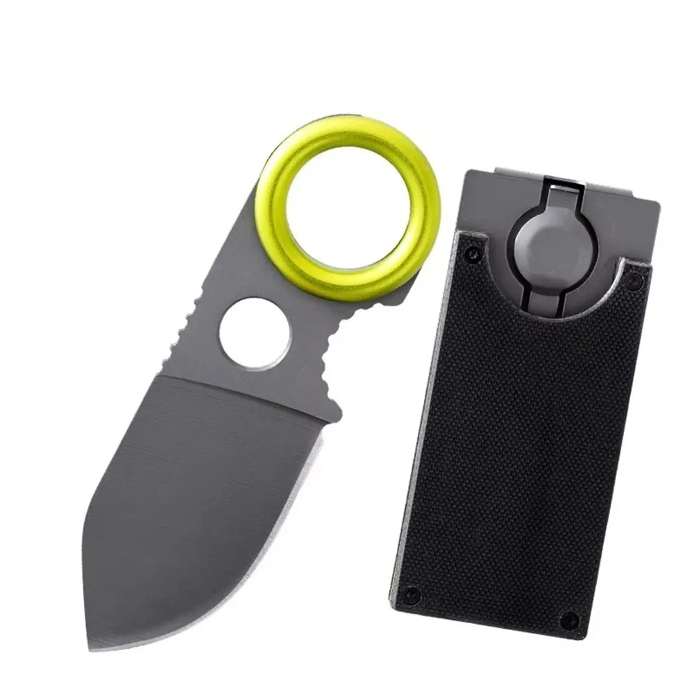 Pisau Lipat Mini EDC Ring Fixe - Edc Pocket Carry Fixed Blade ulasan dan harga