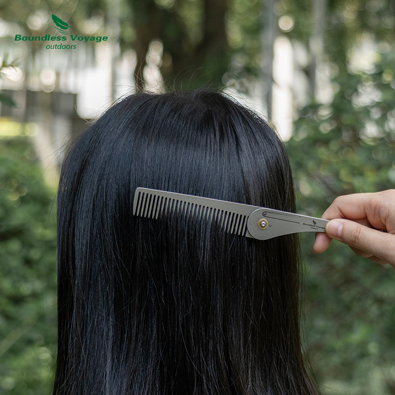 Sisir Rambut Titanium Murni, S - Comb Pocket Titanium ulasan dan harga