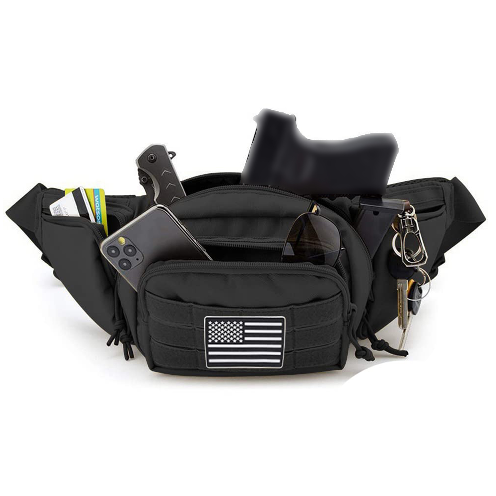 Tas pinggang taktis pria wanit - Edc Concealed Carry Fanny Pack ulasan dan harga